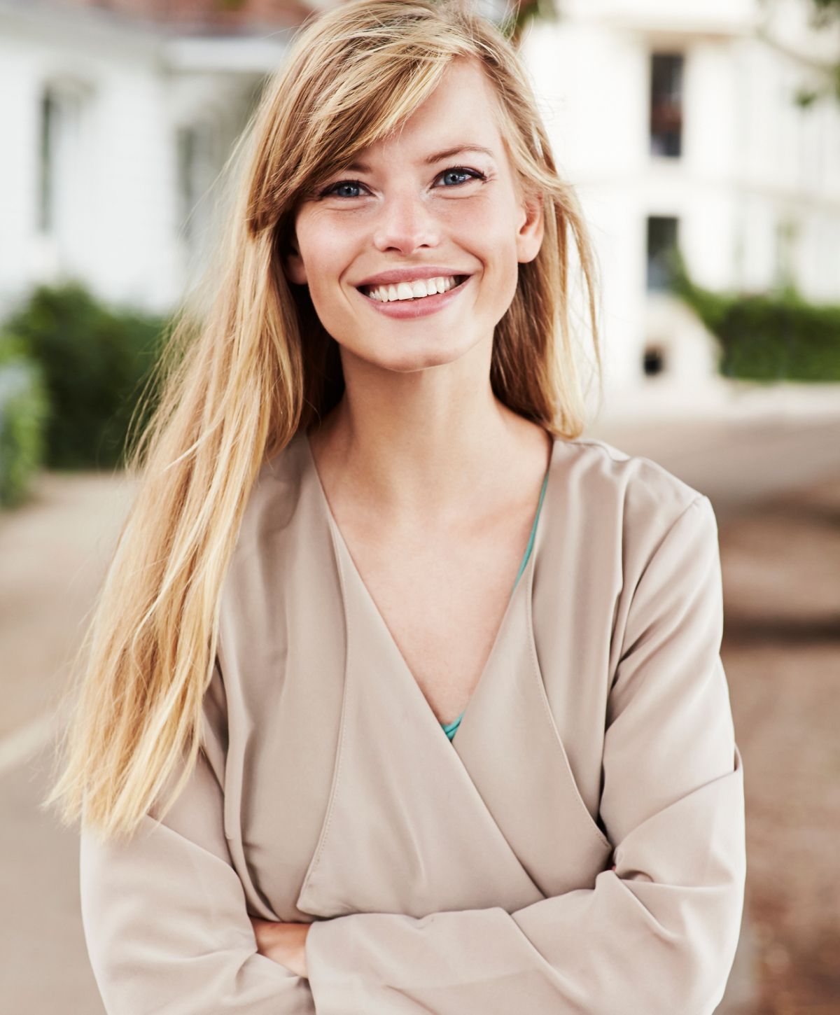 princeton hair restoration model smiling
