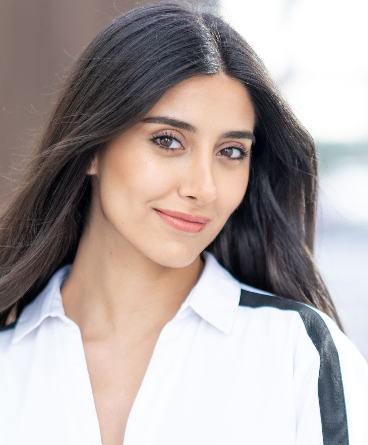 princeton acne treatment model smiling